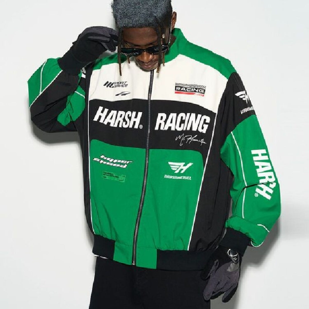 DRIPORA® Windproof Retro Racing Jacket