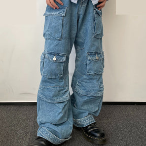 DRIPORA® Retro Multipocket Tooling Jeans