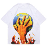 DRIPORA® Hand Earth Printed T-shirt