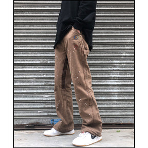 DRIPORA® Baggy Street Paint Worker Pants