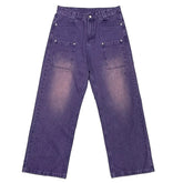 DRIPORA® Purple Casual Jeans