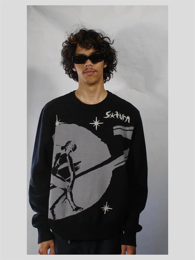DRIPORA® "Man on the moon" Sweater
