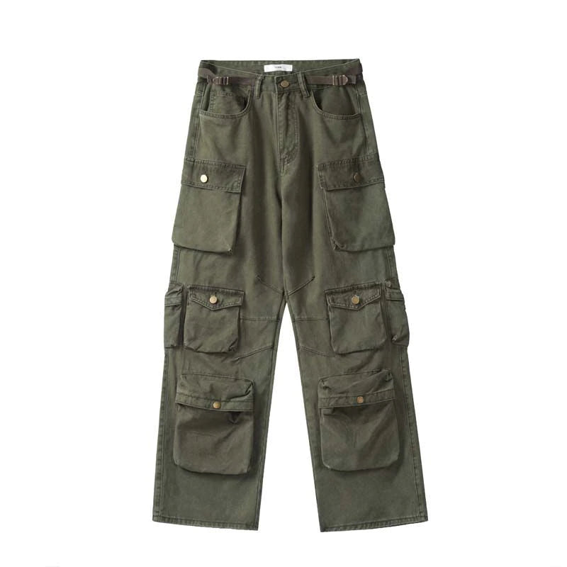 DRIPORA® Multi-pocket baggy streetwear pants