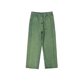 DRIPORA® Baggy Cargo Green Jeans
