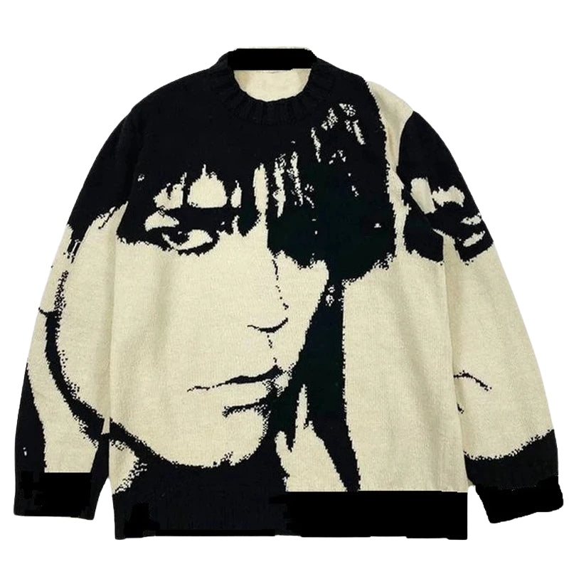 DRIPORA® Vintage Anime Sweater